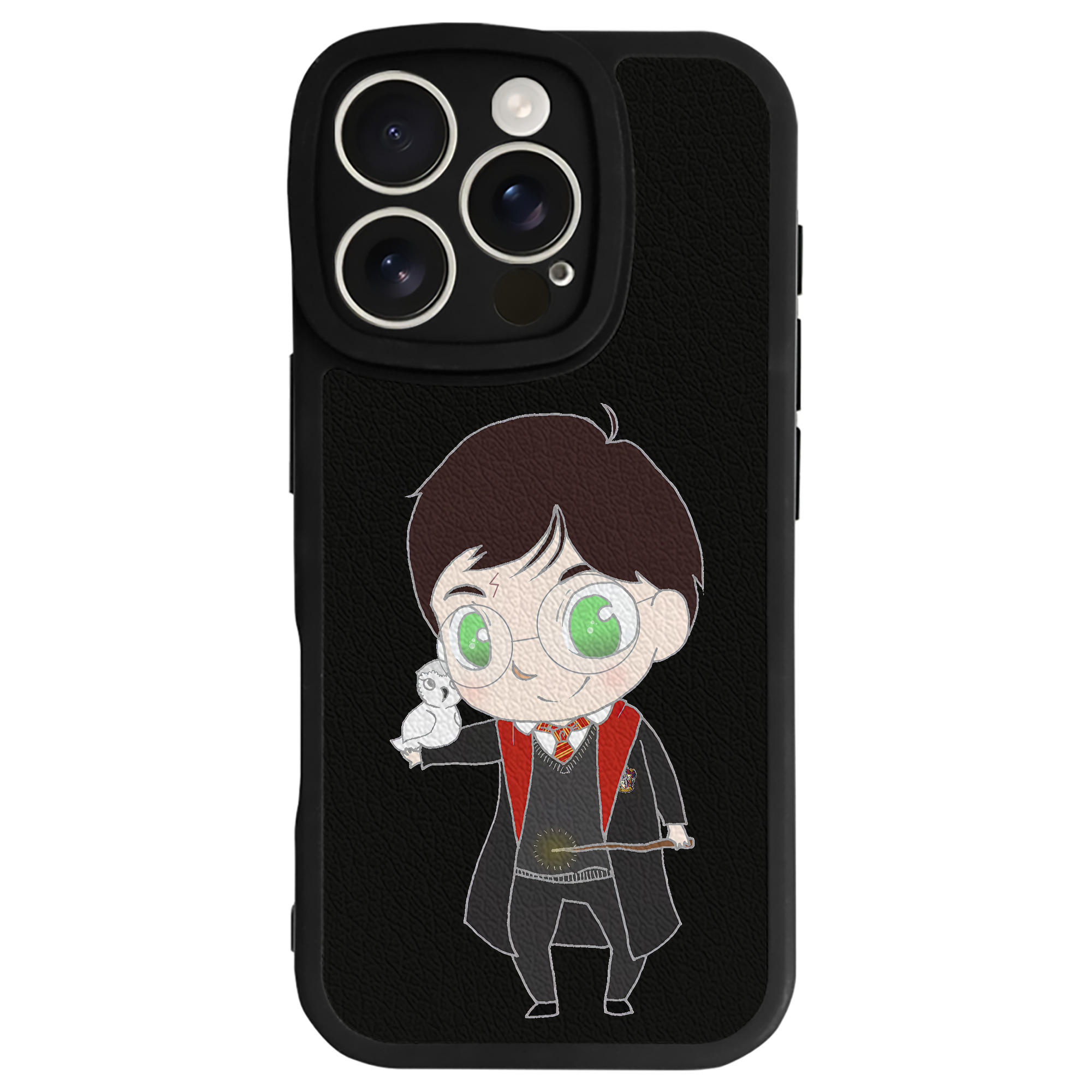 （画像用） Harry Potter ハリー・ポッターシリーズ 【iPhone 16シリーズ対応】シリコンスマホケース（レザー調） 材質：シリコン